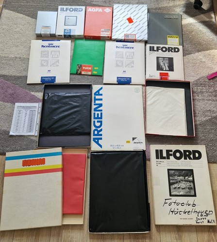 Konvolut analoges fotopapier - konvolut,
