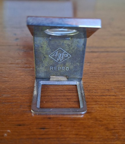 Agfa fadenzähler mit patina - agfa, patina.